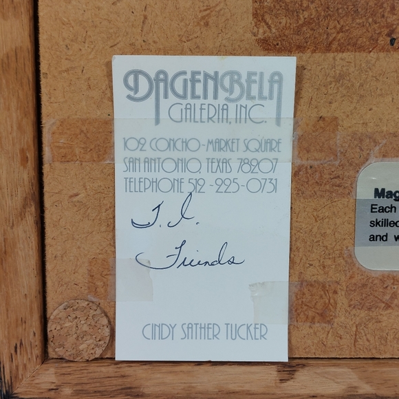 Mag Mor Art Tile Trivet Southwestern Aztec Wedding Vase Deer Flower Hot Plate - Picture 5 of 7